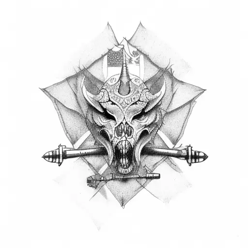 82nd airborne tattoo design idea