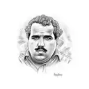 Pablo Escobar tattoo design idea