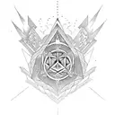 Valknut Symbol tattoo design idea