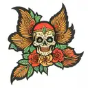 Mysterious  tattoo design idea