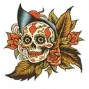 Mysterious  tattoo design idea