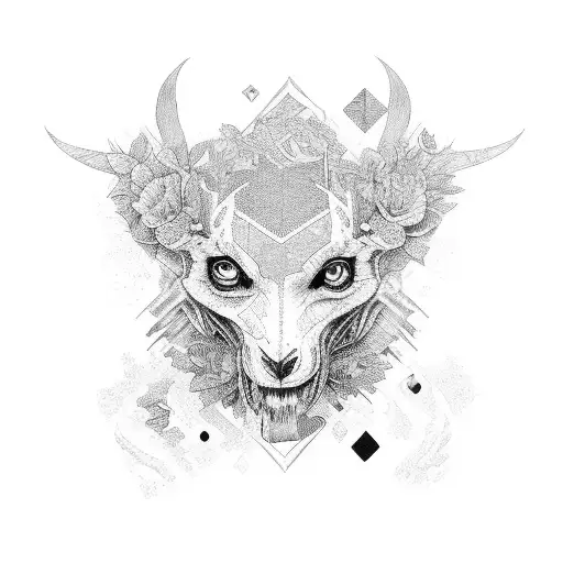 patchwork fine line sleeve tattoo design idea