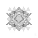 patchwork fine line sleeve tattoo design idea