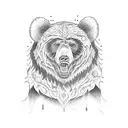 Grateful Dead bear tattoo design idea