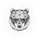 Grateful Dead bear tattoo design idea