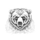 Grateful Dead bear tattoo design idea