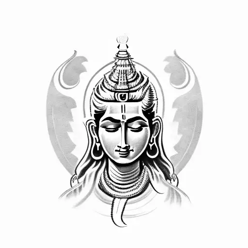 Lord Shiva tattoo | Shiva tattoo, Krishna tattoo, Shiva tattoo design