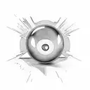 8 Ball tattoo design idea