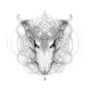 Celtic Islamic design band tattoo design idea