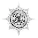 Celtic Islamic design band tattoo design idea