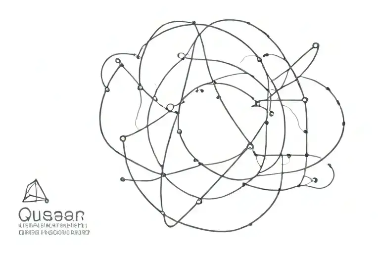 quasar tattoo design idea