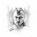 ragnar lothbrok tattoo design idea