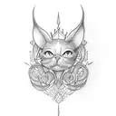 calm and simple and small for the side of the wrist tattoo design idea