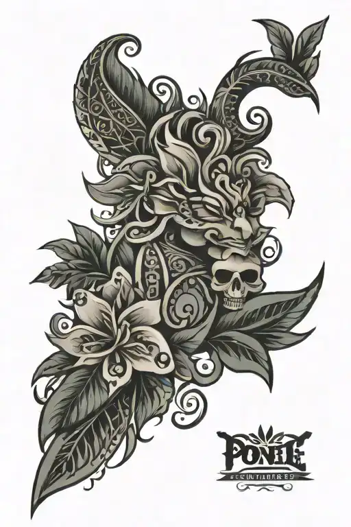 Polynesian tattoo design idea