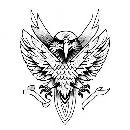 Eagle Poland  tattoo design idea