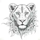 make a tattoo about struggles with mental health and how he pushes through. Have no skulls or lions. tattoo design idea