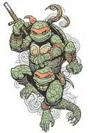tmnt tattoo design idea