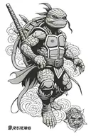 tmnt tattoo design idea