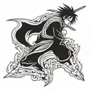 Bleach anime tattoo design idea