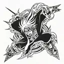 Bleach anime tattoo design idea