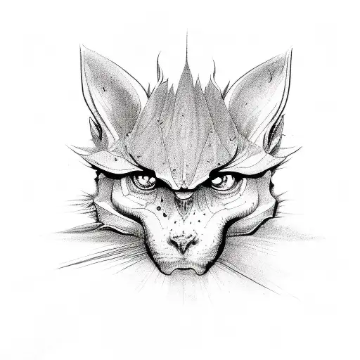  witches magic tattoo design idea