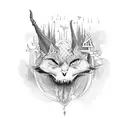  witches magic tattoo design idea