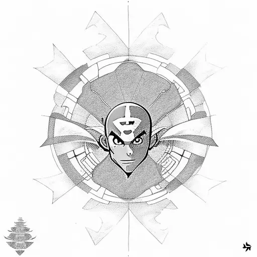 glider avatar the last Airbender  tattoo design idea