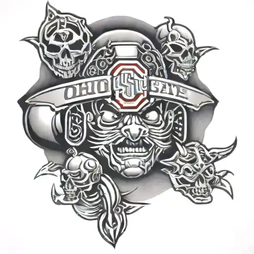  Ohio State buckeyes  tattoo design idea