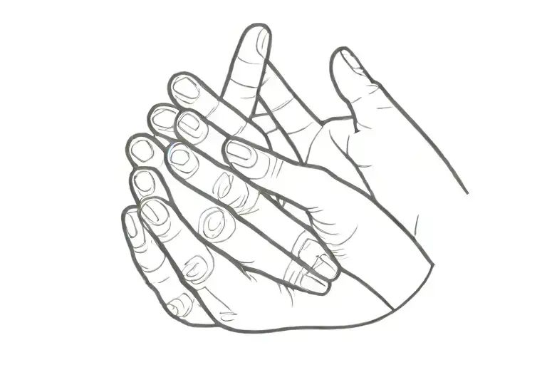 Lesbian hand choking each tattoo design idea
