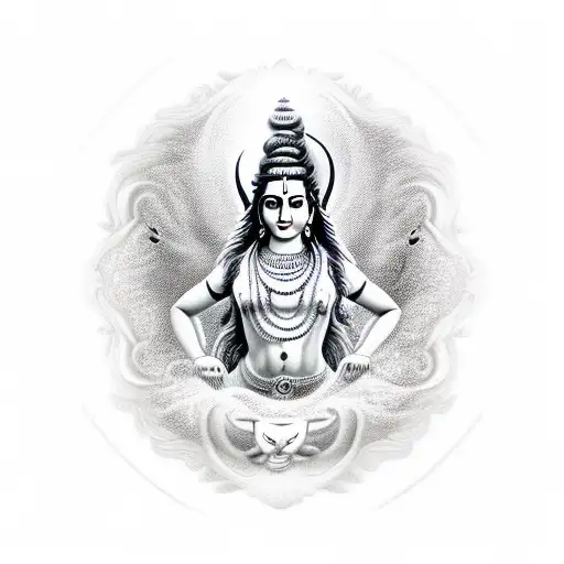 Soulmate Dance Sister Shiva Beauty  tattoo design idea