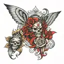 three miracles God tattoo design idea