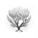 willow tree  tattoo design idea