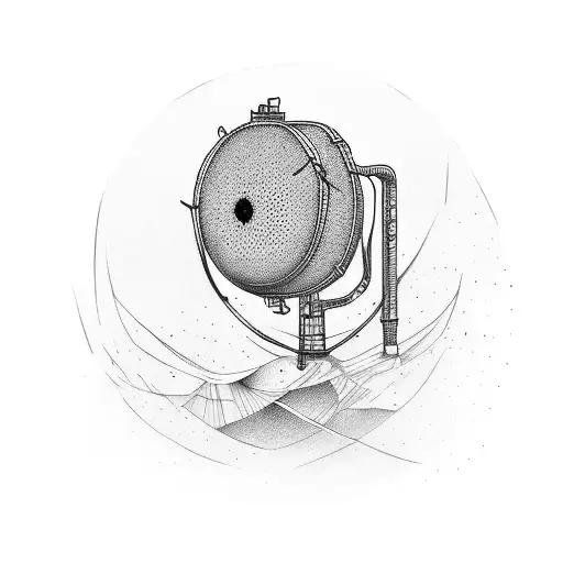 drum tattoo design idea