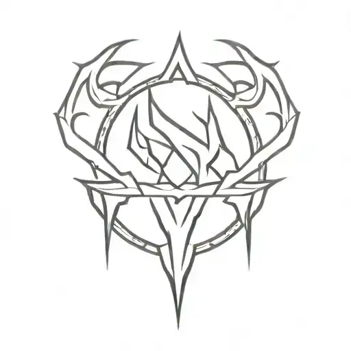 Skyrim logo tattoo design idea