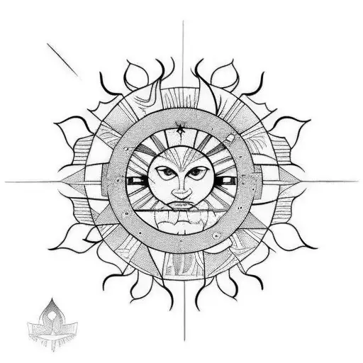 I'll stare directly at the sun but never in the mirror tattoo design idea