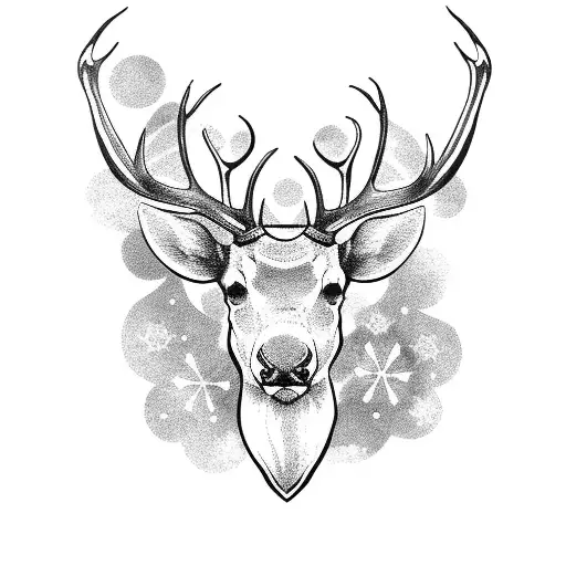 21+ Deer Antler Tattoo Designs, Ideas