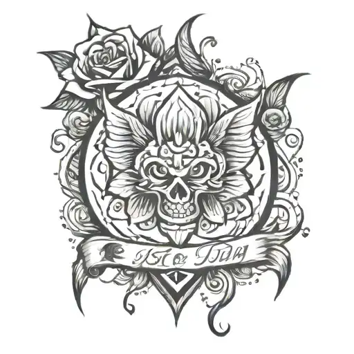 just for today tattoo design idea