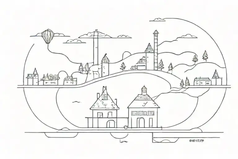 underground all the way tattoo design idea