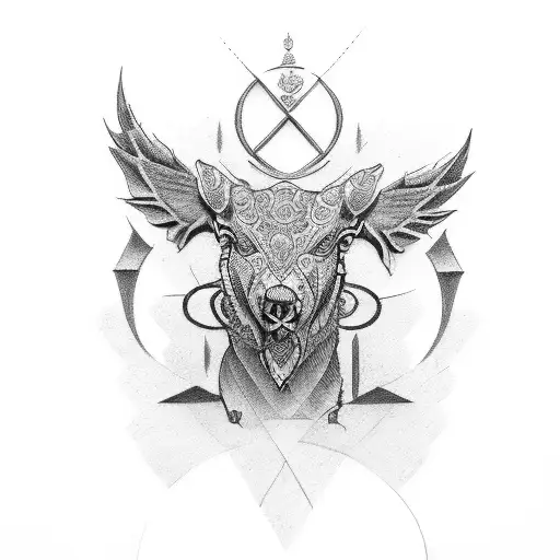 Europe identity tattoo design idea