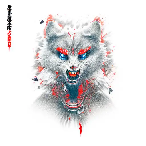 Sasuke anime red and black tattoo design idea