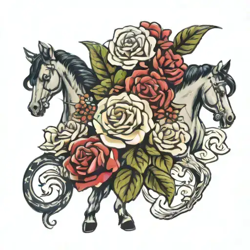 Lana Rhoades: Priceless Artwork Stain Upon Her Pedigree Exposed at Will, Heno's Joyful Filly tattoo design idea
