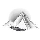 bike mountains Colombia  tattoo design idea