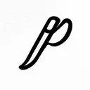 alphabet A, P & P merged tattoo design idea