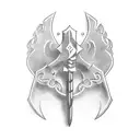 axe tattoo design idea