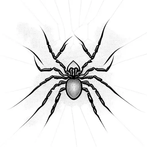spider tattoo design idea