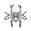 spider tattoo design idea