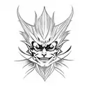 ryuk tattoo design idea