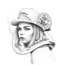 bubba gump hat tattoo design idea