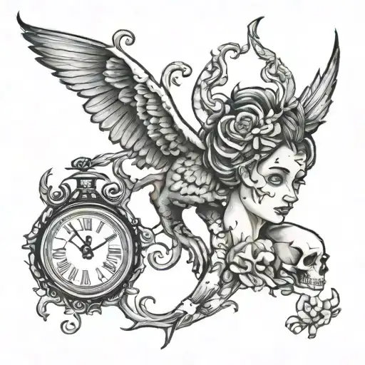 right person wrong time tattoo design idea
