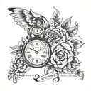 right person wrong time tattoo design idea